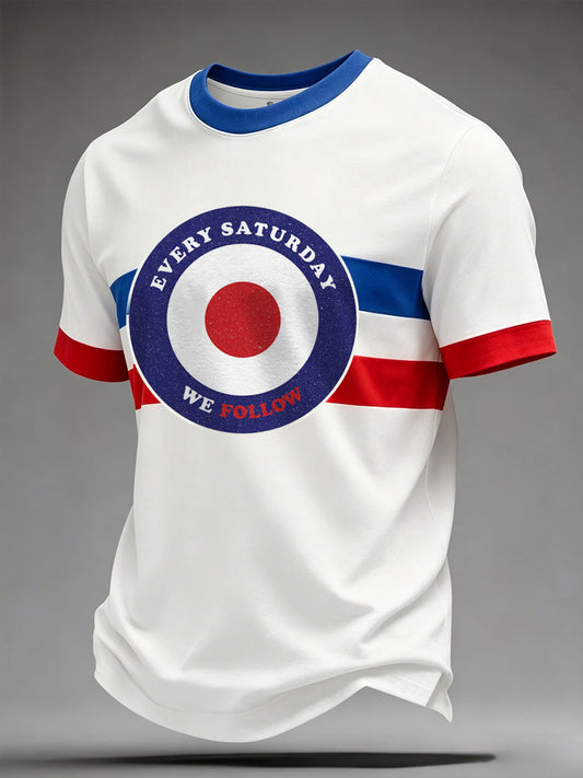 Men's Scotland Football Lover Printed T-Shirt