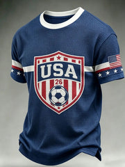 Men's USA Football Printed T-shirt