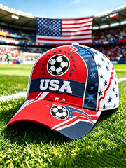 Unisex USA Soccer Hat