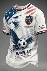 Men's USA Football Printed T-shirt