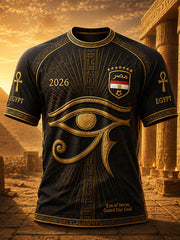 Men's 2026 Eye of Horus Egypt Soccer T-Shirts
