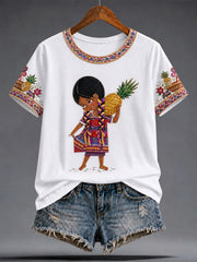 Women's Guelaguetza Mexico Art Printed T-shirt