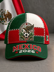 Unisex Mexican Soccer Print Hat