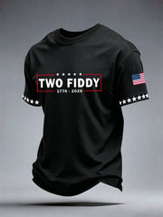 Men's Two Fiddy Print T-Shirt