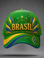 Unisex Brasil Print Hat