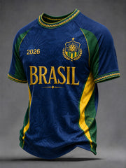Men's Brasil Print Casual Tee