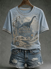 Women's Rip NZ Jurassic Legend Print Casual Tee