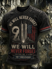Men's 9.11 Never Forget Printed T-shirt