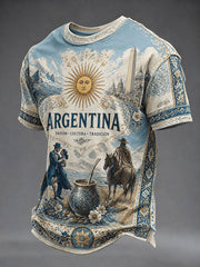 Men's Argentina Short Sleeves T-shirt