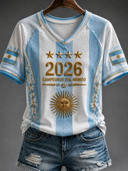Women's 2026 Argentina Title Defense Commemorative T-shirt