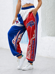 Women's Football Lover Bulls BUF Art Printed Sweatpants