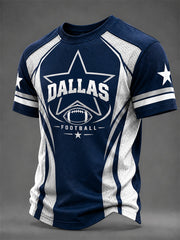 Men's Football Gameday Gift For Football Fans Casual Tee