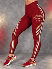 Women's Football Gameday Gift For Football Fans Leggings