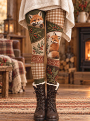 Women's Winter Animals Art Printed Leggings