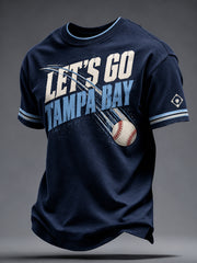 Men's Tampa Bay Baseball Lover Printed T-shirt