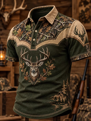 Men's Western Hunting Season Print polo shirt