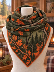 Vintage Hunting Culture Triangle Scarf