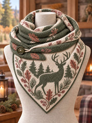 Vintage Hunting Culture Triangle Scarf