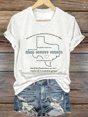 Women's Kerr County Strong V-neck T-shirt
