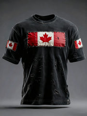 Men's Canada Print Casual T-shirt