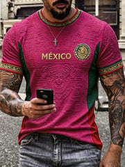 Men's Mexico Proud Art Printed T-shirt