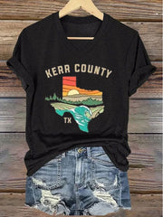 Women's Kerr County Strong V-neck T-shirt