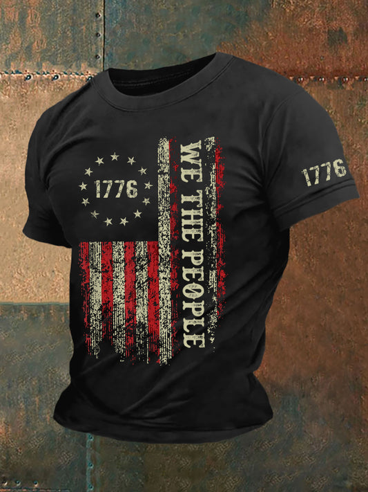 Men's Independence Day We The People Short Sleeve T-Shirt