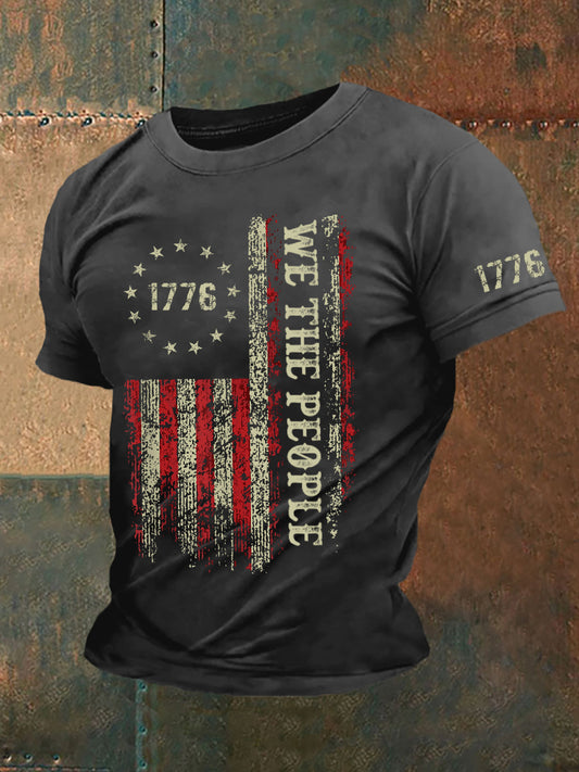 Men's Independence Day We The People Short Sleeve T-Shirt