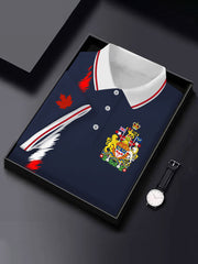 Men's Canada Print Casual Short Sleeve Top