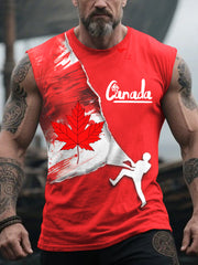 Men's  Happy Canada Day Vests