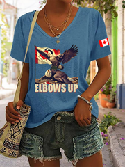 Women's Canada Print Casual T-Shirt