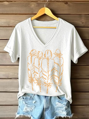 Women's every child matters V-neck T-shirts