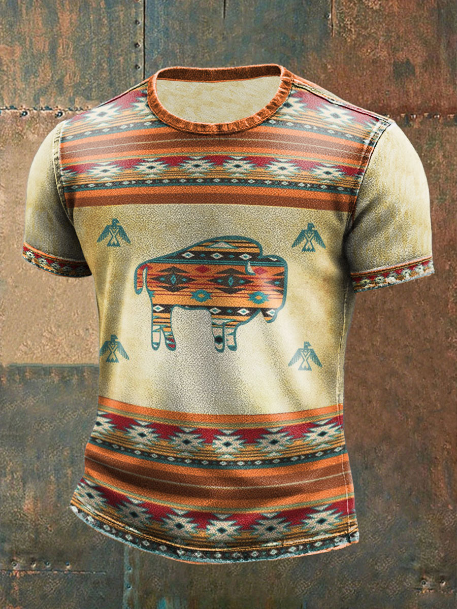 Men's Native American Bison T-shirt