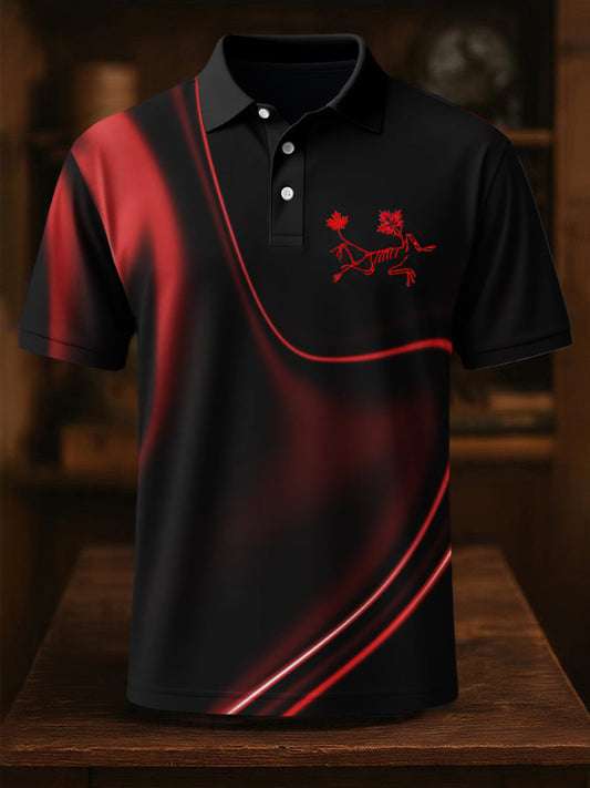 Men's Business Style Badge Top