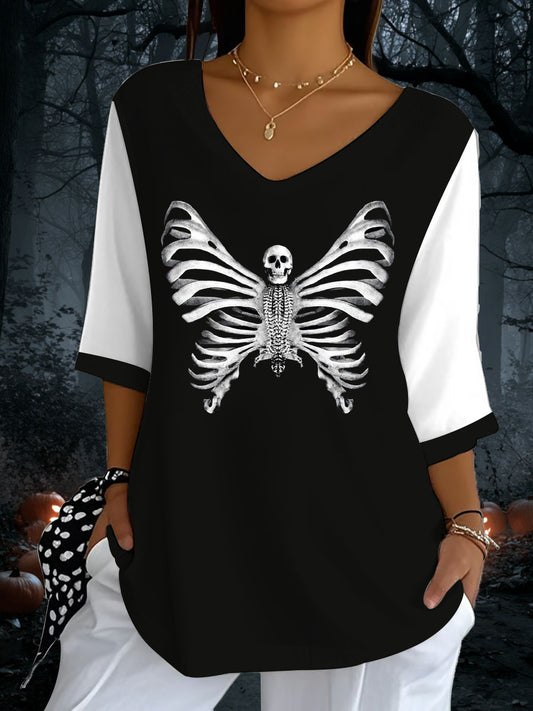 Women's Halloween Print Top