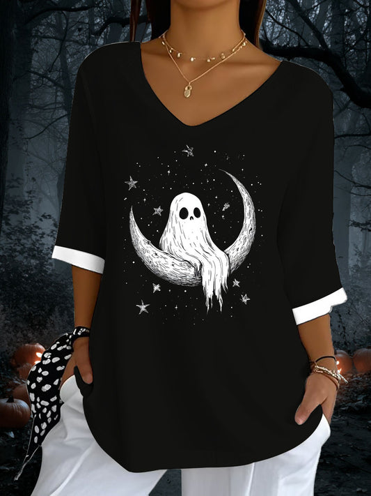 Women's Halloween Print Top