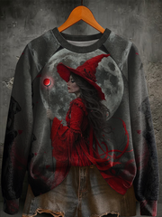 Women's Halloween raglan sleeve sweatshirt