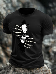 Men's Halloween Printed T-shirt