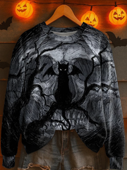 Women's Halloween raglan sleeve sweatshirt
