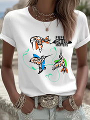 Women's Every Child Matters Printed Casual T-shirt