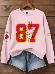 Women's Chiefs 8789 Diva Engaged Era Printed Sweatshirt