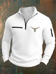 Men's Retro Western Casual Long Sleeve Sweatshirt / Hoodie