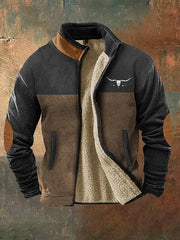 Men's Vintage Western Printed Casual Sweatshirt