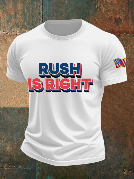 Men's rush was right T-shirts