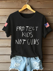 Women's End Gun Violence Printed T-Shirt