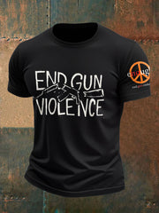 Men's End Gun Violence Printed T-Shirt