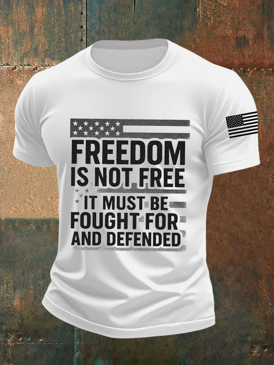 Men's Freedom Is Not Free R.I.P Charlie Kirk Tee