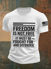 Men's Freedom Is Not Free R.I.P Charlie Kirk Tee