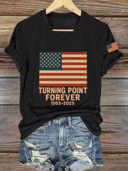 Women's Turing Point Rip Printed T-Shirt