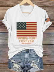 Women's Turing Point Rip Printed T-Shirt